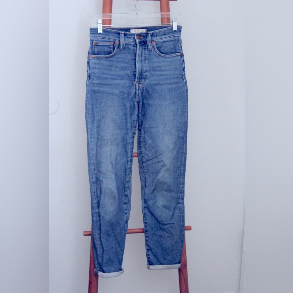 Blue Madewell Jeans.